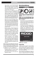 Preview for 73 page of RIDGID micro CA-300 Operator'S Manual