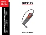 RIDGID micro CD-100 Manual preview
