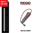 Preview for 1 page of RIDGID micro CD-100 Manual