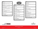 Предварительный просмотр 274 страницы RIDGID micro CD-100 Manual