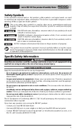 Preview for 5 page of RIDGID micro HM-100 Operator'S Manual