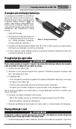 Preview for 187 page of RIDGID micro HM-100 Operator'S Manual