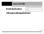 Предварительный просмотр 218 страницы RIDGID micro IR-200 Manual