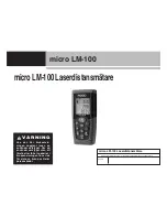 Preview for 101 page of RIDGID micro LM-100 Manual