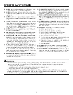 Предварительный просмотр 5 страницы RIDGID MS1250LZ Operator'S Manual