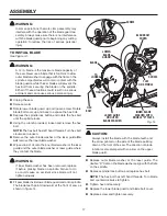 Предварительный просмотр 17 страницы RIDGID MS1250LZ1 Operator'S Manual