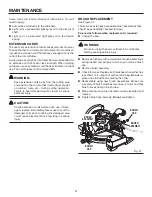 Предварительный просмотр 31 страницы RIDGID MS1250LZ1 Operator'S Manual