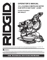 RIDGID MS1290LZ1 Operator'S Manual preview