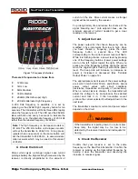 Предварительный просмотр 11 страницы RIDGID NaviTrack 10 Operator'S Manual