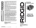 RIDGID OF45175A Operator'S Manual preview