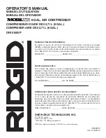 Предварительный просмотр 44 страницы RIDGID OF60150VP Operator'S Manual