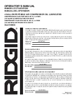 Предварительный просмотр 52 страницы RIDGID OL40135SS Operator'S Manual