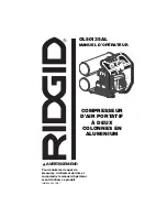 Preview for 49 page of RIDGID OL50135AL Operator'S Manual