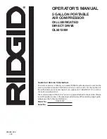 Предварительный просмотр 22 страницы RIDGID OL50135W Operator'S Manual