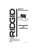 RIDGID OL90150 Operator'S Manual preview