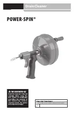 Preview for 3 page of RIDGID Power-Spin Operator'S Manual