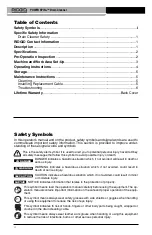 Preview for 2 page of RIDGID POWER SPIN+ Operator'S Manual