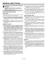 Preview for 3 page of RIDGID R040SCA Operator'S Manual