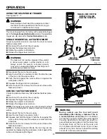 Предварительный просмотр 15 страницы RIDGID R175RNA Operator'S Manual