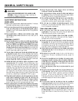 Предварительный просмотр 2 страницы RIDGID R175RNE Operator'S Manual