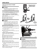 Preview for 14 page of RIDGID R213BNA Operator'S Manual