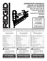 RIDGID R250AFE Operator'S Manual preview