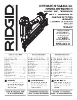 RIDGID R250AFF Operator'S Manual preview