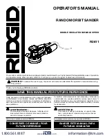 Preview for 1 page of RIDGID R2611 Operator'S Manual