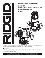 RIDGID R2900 Operator'S Manual предпросмотр