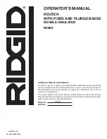 Preview for 24 page of RIDGID R2900 Operator'S Manual