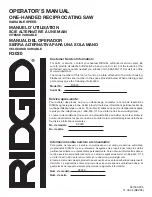 Предварительный просмотр 36 страницы RIDGID R3030 Operator'S Manual