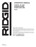 Предварительный просмотр 18 страницы RIDGID R3121 Operator'S Manual