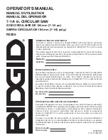 Предварительный просмотр 44 страницы RIDGID R3205 Operator'S Manual