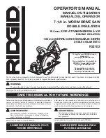 Предварительный просмотр 1 страницы RIDGID R32102 Operator'S Manual