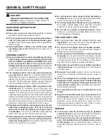 Предварительный просмотр 2 страницы RIDGID R350PNF Operator'S Manual