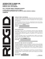 Предварительный просмотр 48 страницы RIDGID R350RHD Operator'S Manual