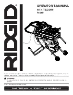 Предварительный просмотр 1 страницы RIDGID R4010 Operator'S Manual