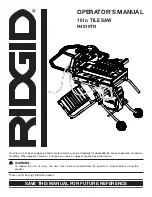 Предварительный просмотр 1 страницы RIDGID R4010TR Operator'S Manual