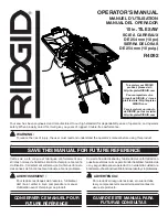 RIDGID R4092 Operator'S Manual предпросмотр