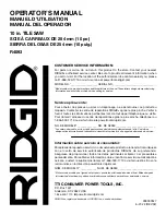 Предварительный просмотр 112 страницы RIDGID R4093 Operator'S Manual