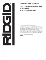 Предварительный просмотр 37 страницы RIDGID R4112 Operator'S Manual