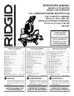 RIDGID R41121 Operator'S Manual предпросмотр