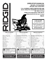 RIDGID R4221 Operator'S Manual предпросмотр