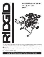 RIDGID R4510 Operator'S Manual предпросмотр