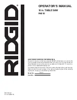 Preview for 45 page of RIDGID R4510 Operator'S Manual