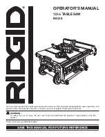 RIDGID R4516 Operator'S Manual предпросмотр