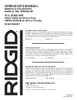 Предварительный просмотр 60 страницы RIDGID R4520 Operator'S Manual