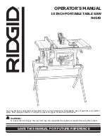 Предварительный просмотр 1 страницы RIDGID R4540 Operator'S Manual