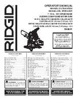 RIDGID R48607 Operator'S Manual предпросмотр