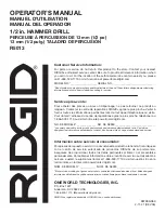 Предварительный просмотр 32 страницы RIDGID R5013 Operator'S Manual